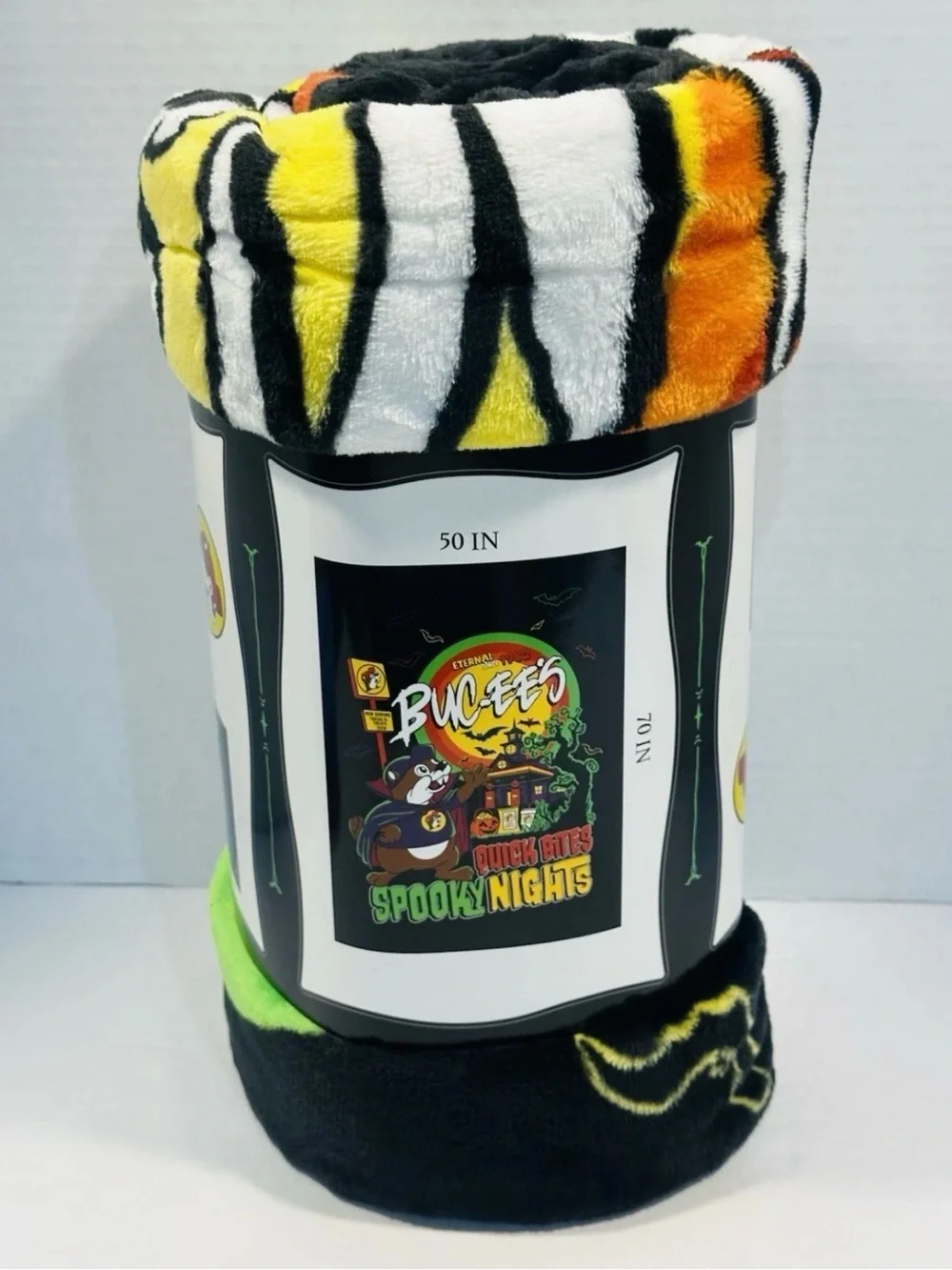 Buc-ee's New Halloween Plush Blanket 2026 Soft and Comfy  - 50 x 70 inches